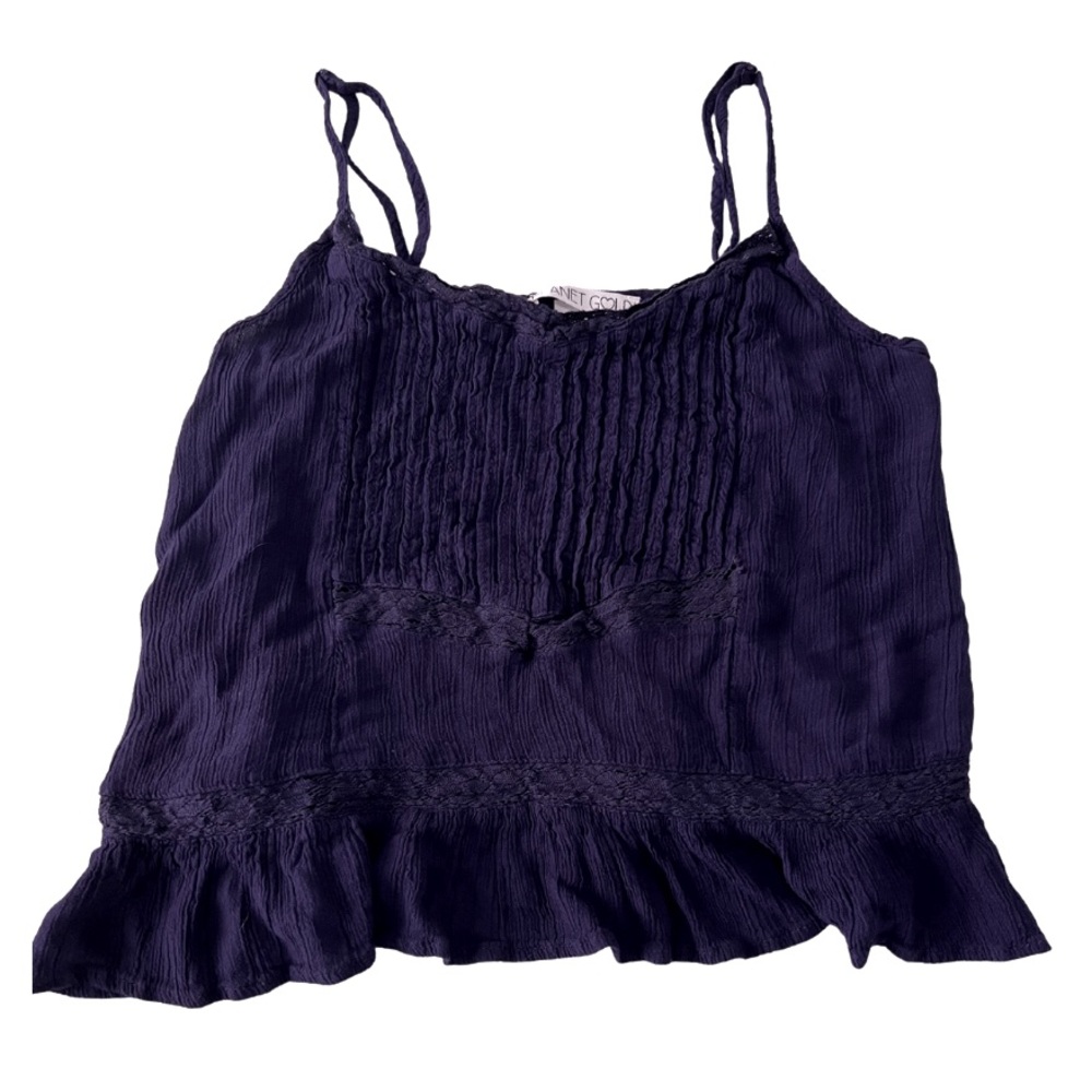 SOLD - Planet Gold Tank Top
